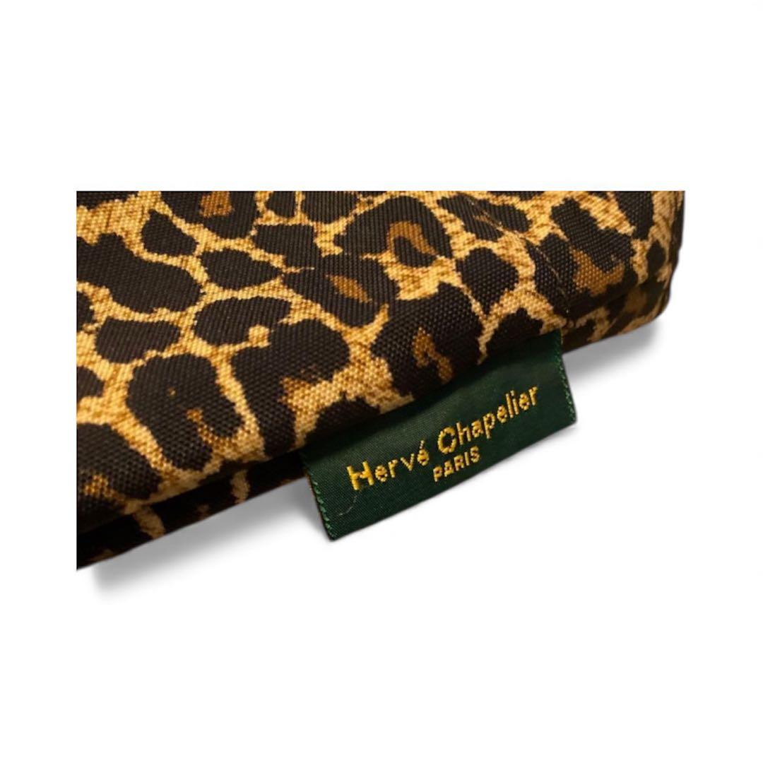 Hervé Chapelier ヒョウ柄 舟型♡ハンドバッグ