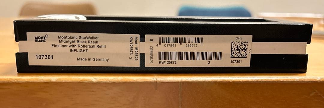 筆記具 MONTBLANC STARWALKER BLACK FINELINER