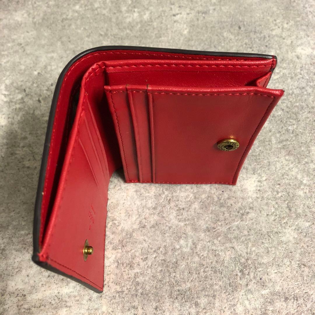 フォロー割■ GUCCI グッチ チェリー 二つ折り財布 さくらんぼ GG
