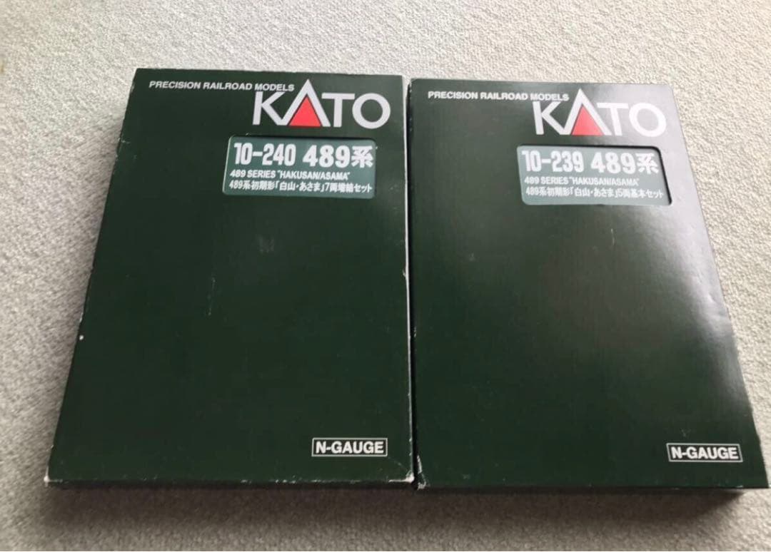 KATO 489系初期形(白山・あさま) 基本 増結セットＤＣＣデコーダ対応