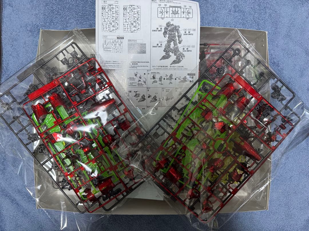 未組立 海外版 RG MSN-04 SAZABI メカニカルコアメッキ