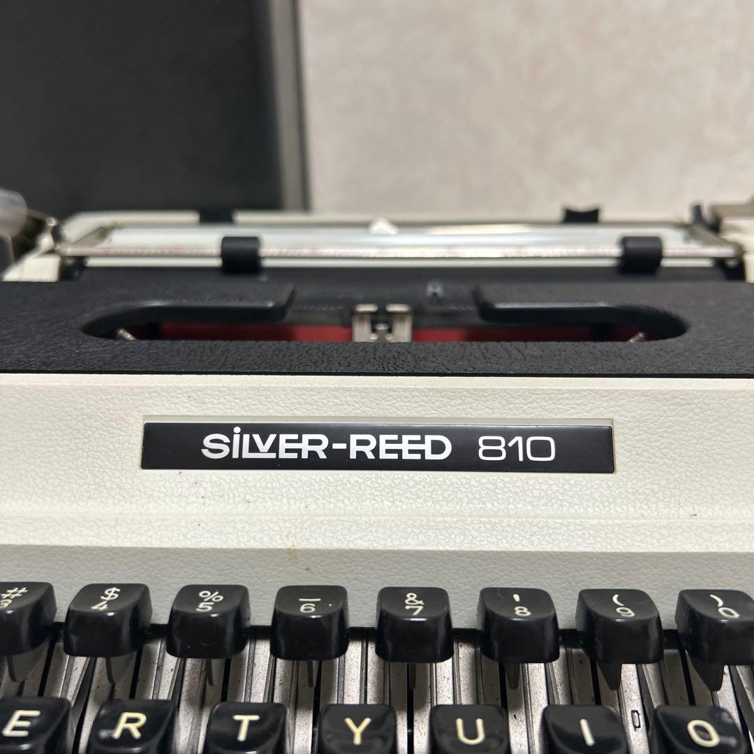SILVER REED 810 レトロタイプライター インテリア用　ケース付