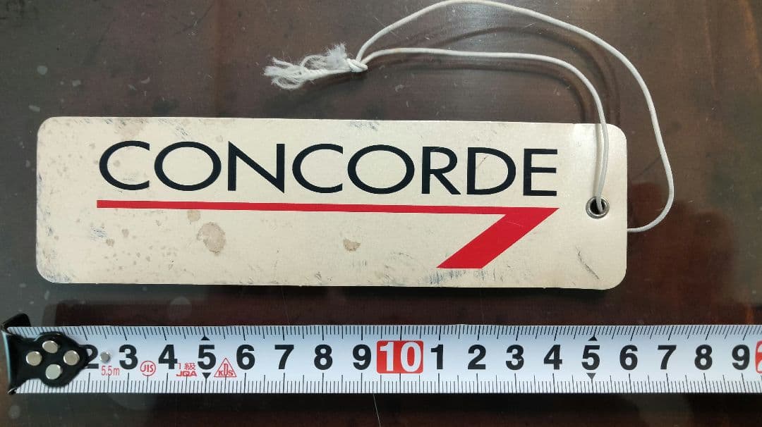 【希少】コンコルド プラスチック製 荷物ネームタグ（エアライン）
