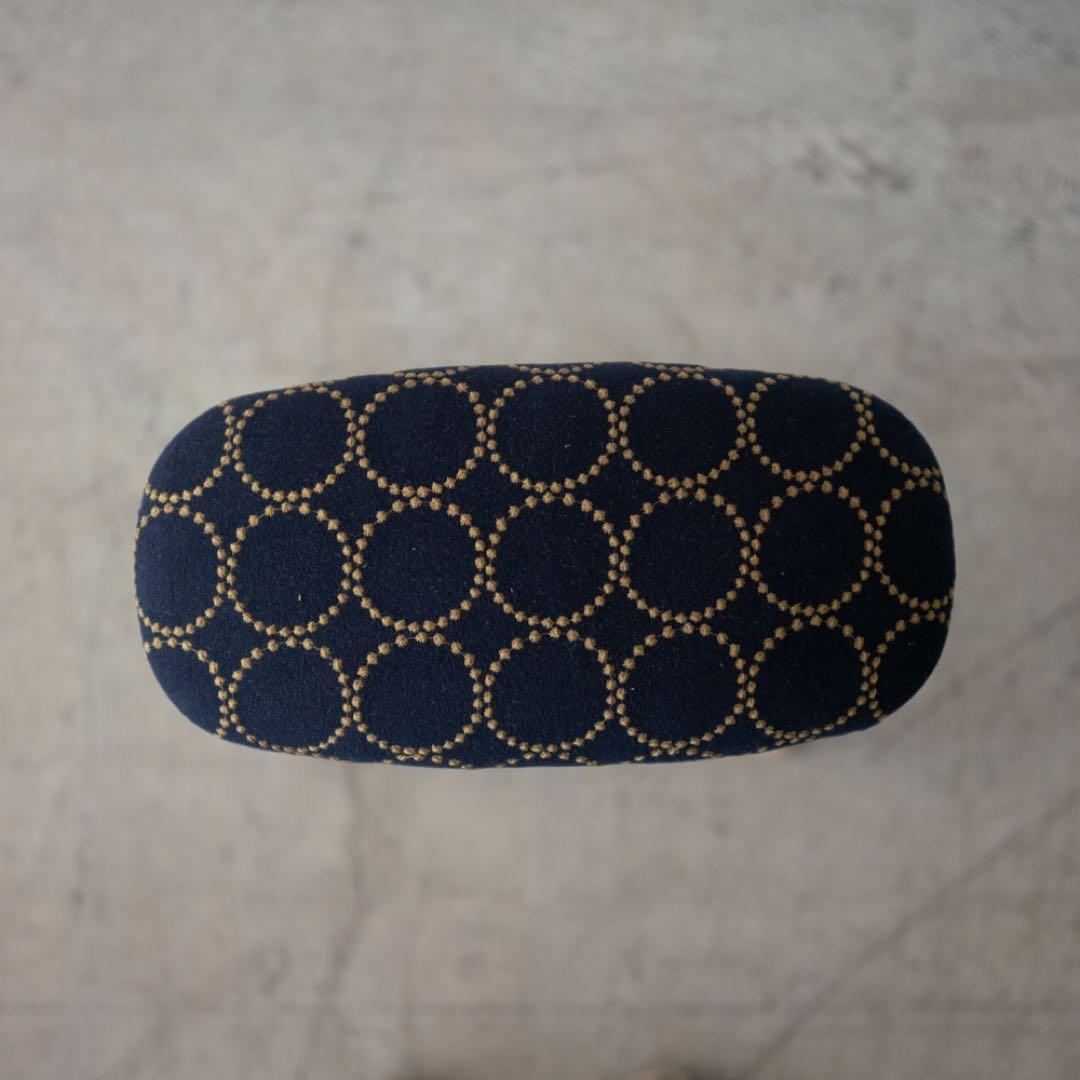 キッチンスツールNA H630＋ミナ ペルホネン　タンバリン　ネイビー