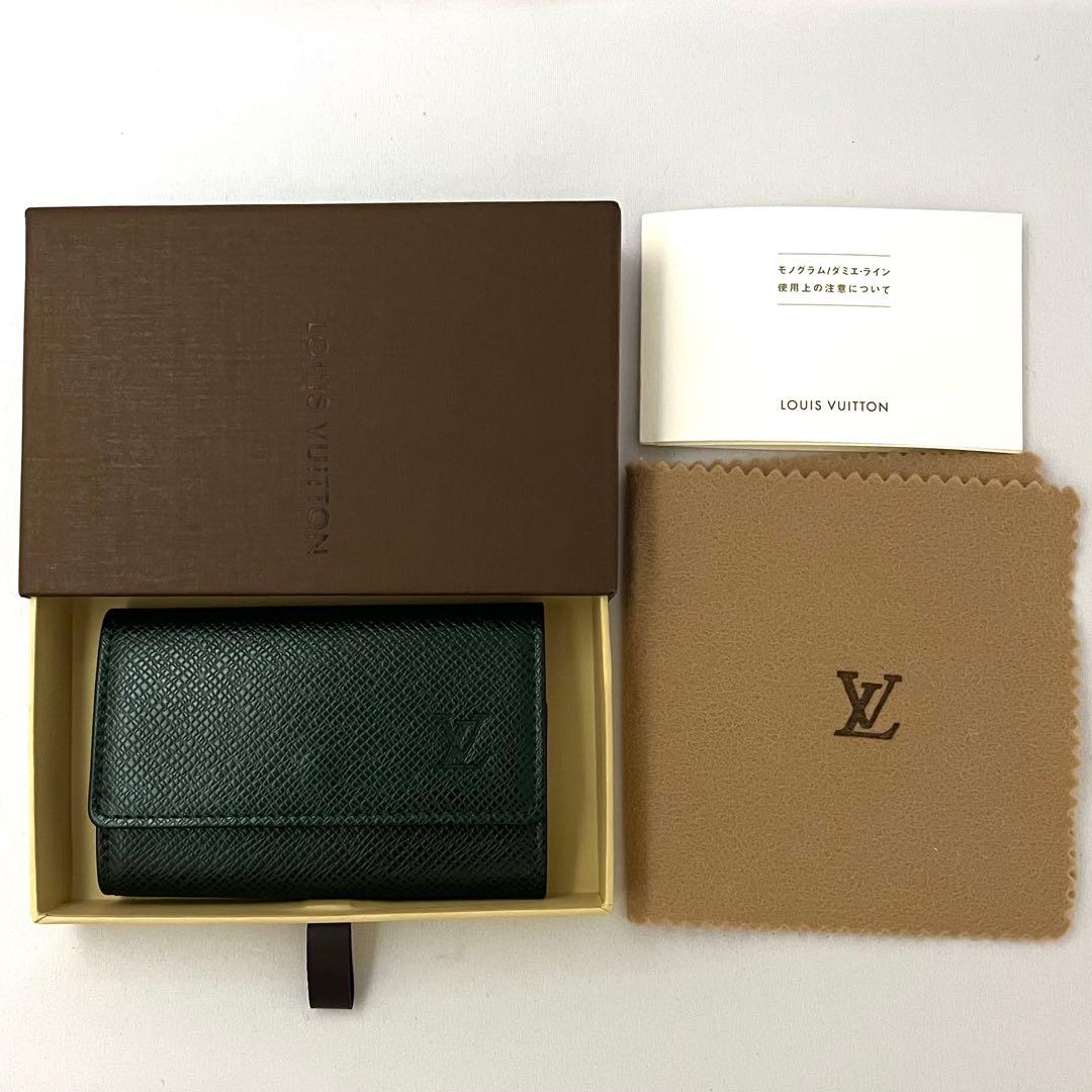 ルイ ヴィトン キーケース ミュルティクレ6 タイガ　グリーン