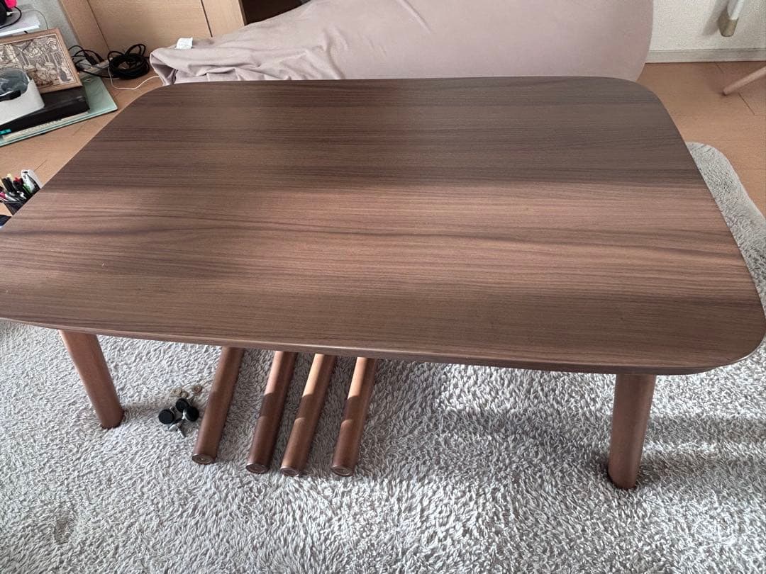 ニトリ 高さが変えれる 2WAYコタツ NV03 105MBR 2024年購入