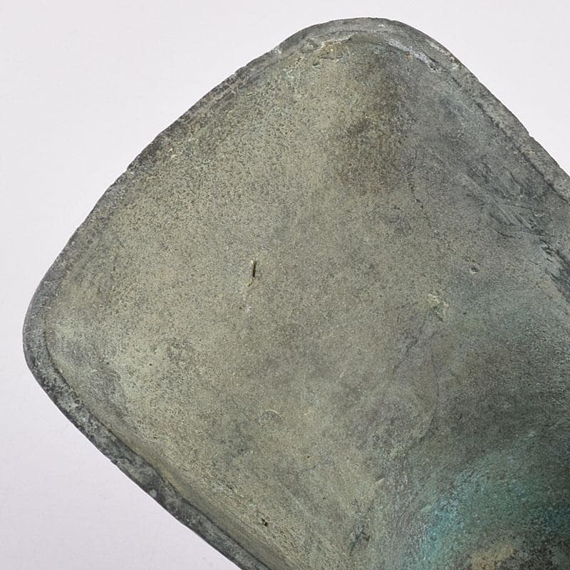 中国　古銅青銅　饕餮文爵　V　R8942