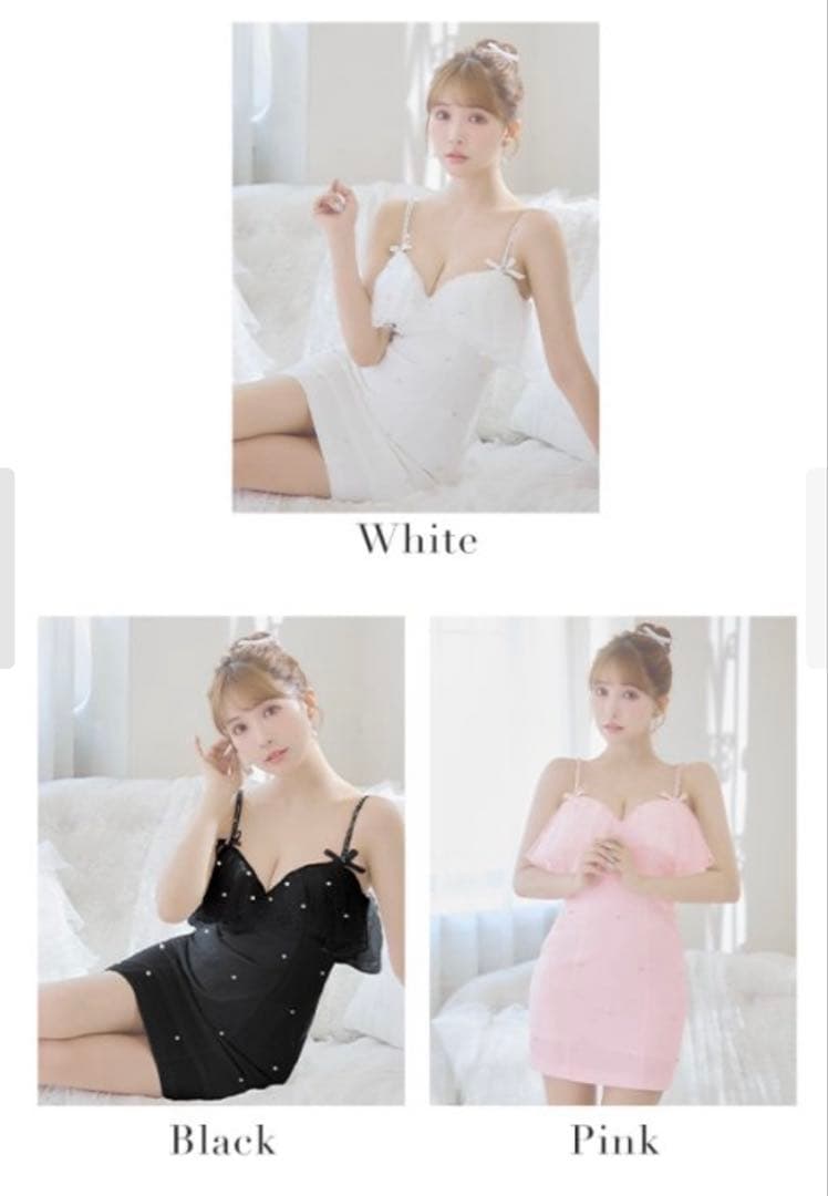 ROBE de FLEURS ブラックオフショルダードレス S