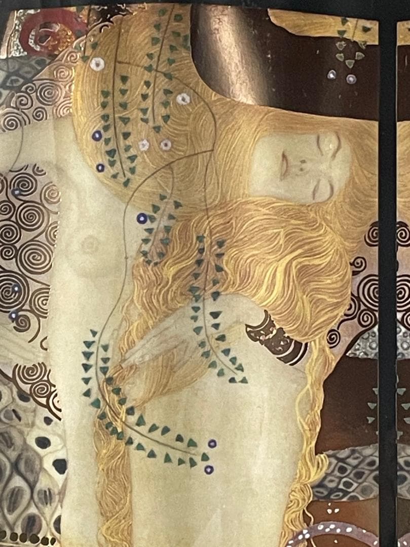 KLIMT クリムト 水蛇 大型 額装品 ポスター