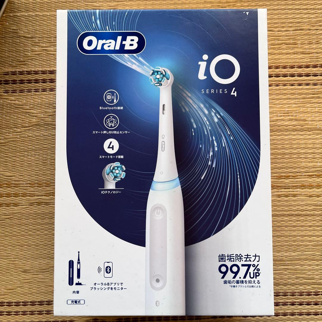 BRAUN Oral-B iO4 IOG41A61KWT 替えブラシ2本付き！