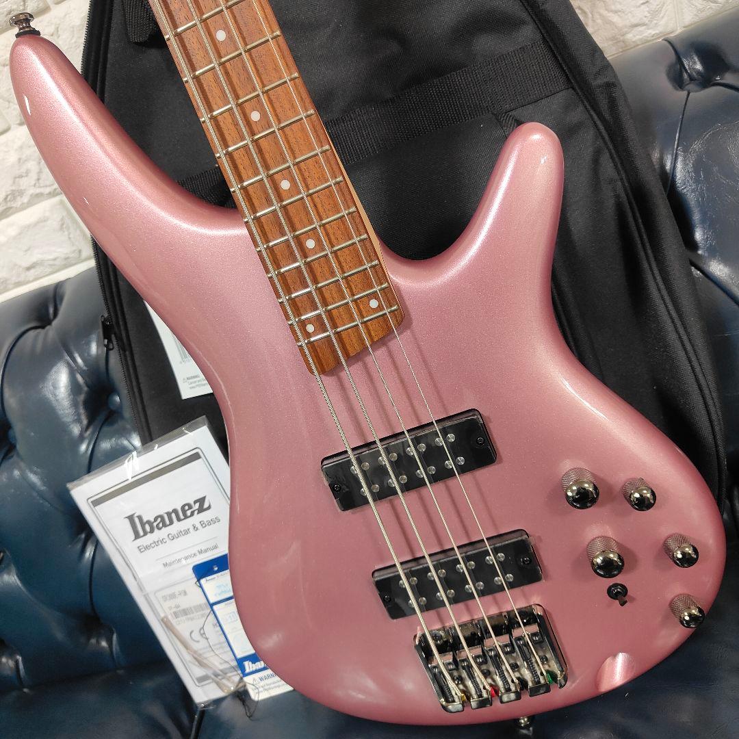 美品 Ibanez/アイバニーズ 4弦 エレキベース SR300E-PGM