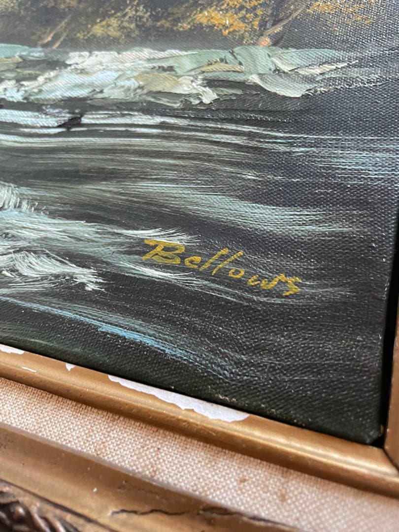 油絵　作者不明