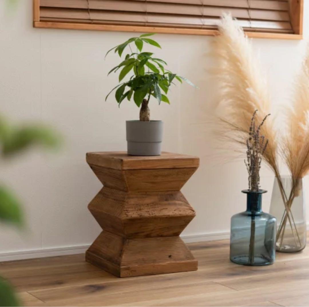 東谷　aztumaya 木製スツール ブラウン