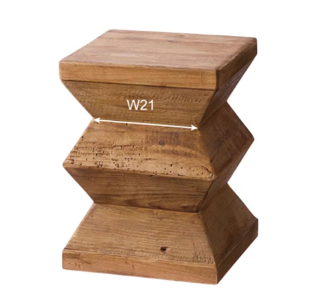 東谷　aztumaya 木製スツール ブラウン