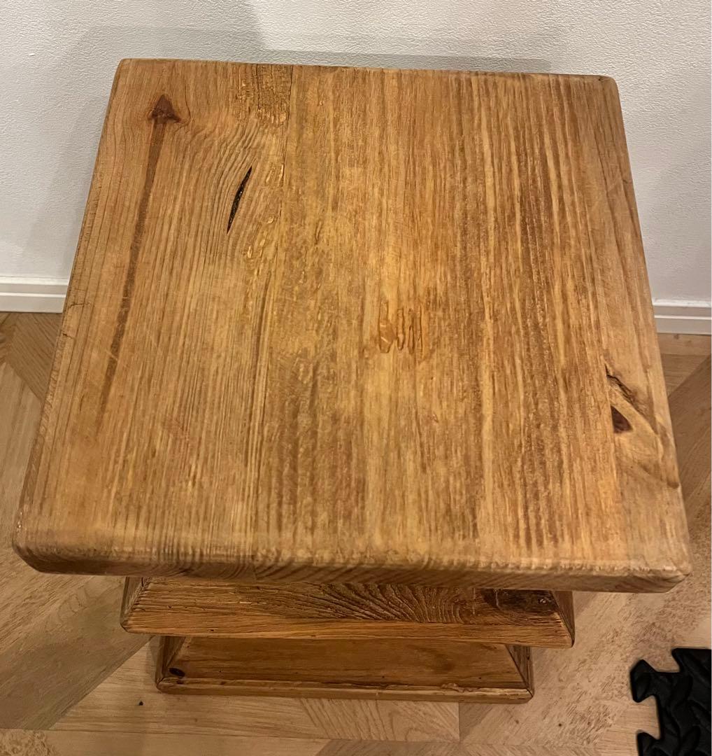 東谷　aztumaya 木製スツール ブラウン