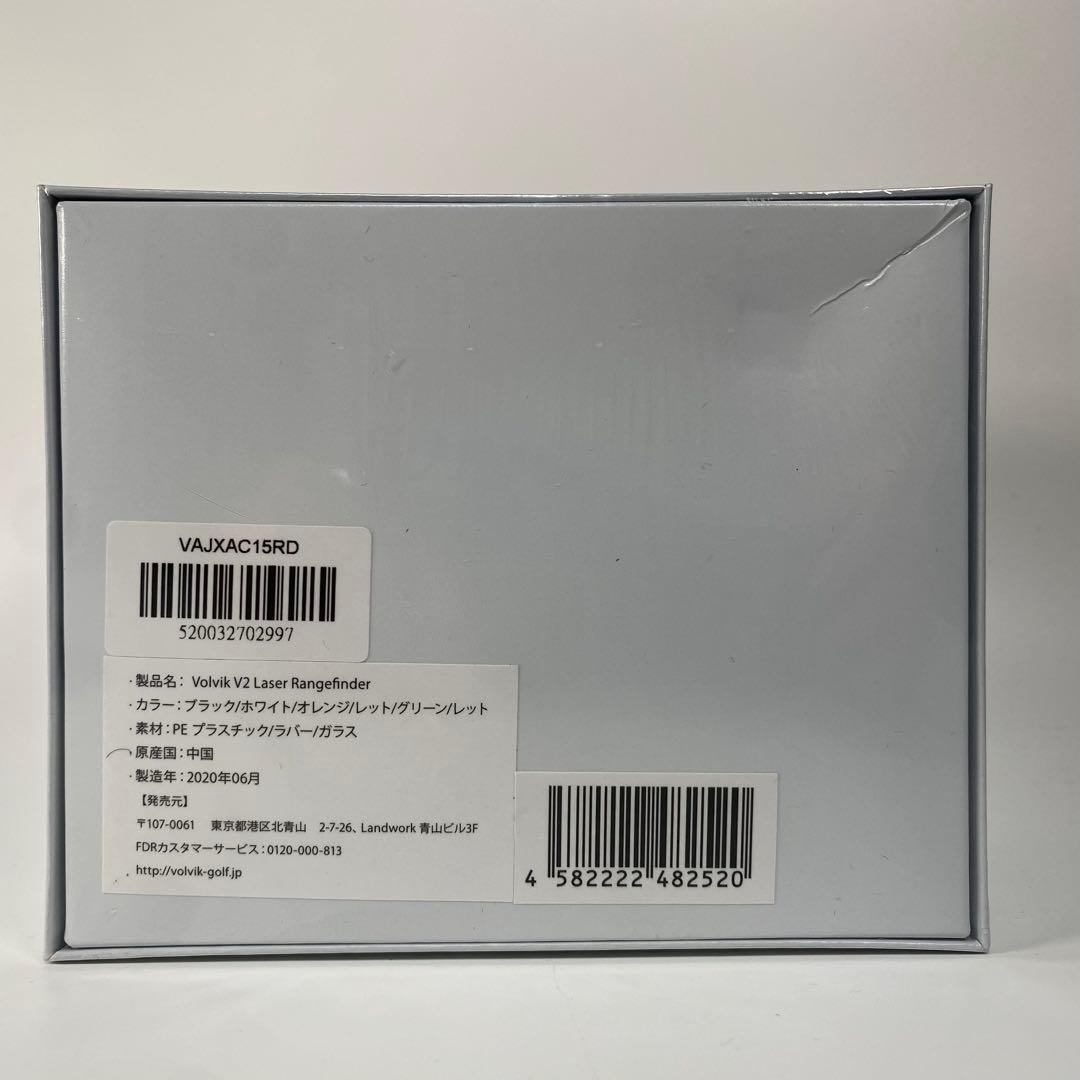 【新品未使用】volvik 距離計 v2 レッド/ブラック 電池付き