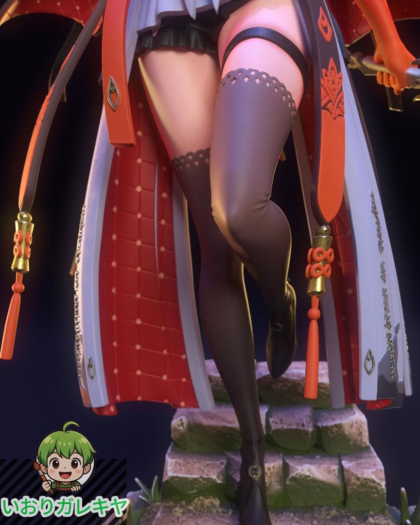 1/8　未塗装 未組立　フィギュア　ガレージキット　【 長離 チョウリ 鳴潮 】