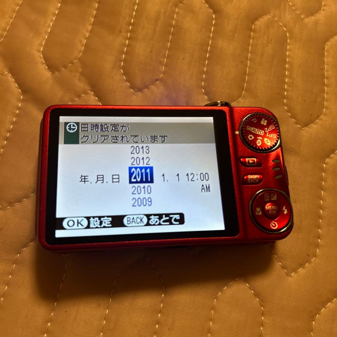 FUJIFILM デジタルカメラ 1400万画素 レッド