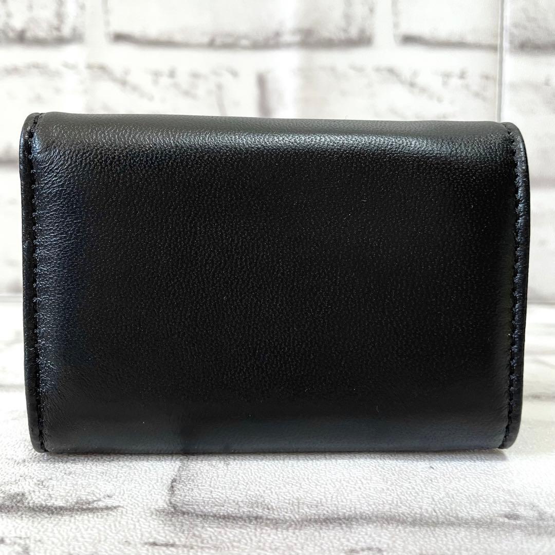 未使用保管品✨ヴィヴィアンウエストウッド　3つ折り財布　EMMA　黒