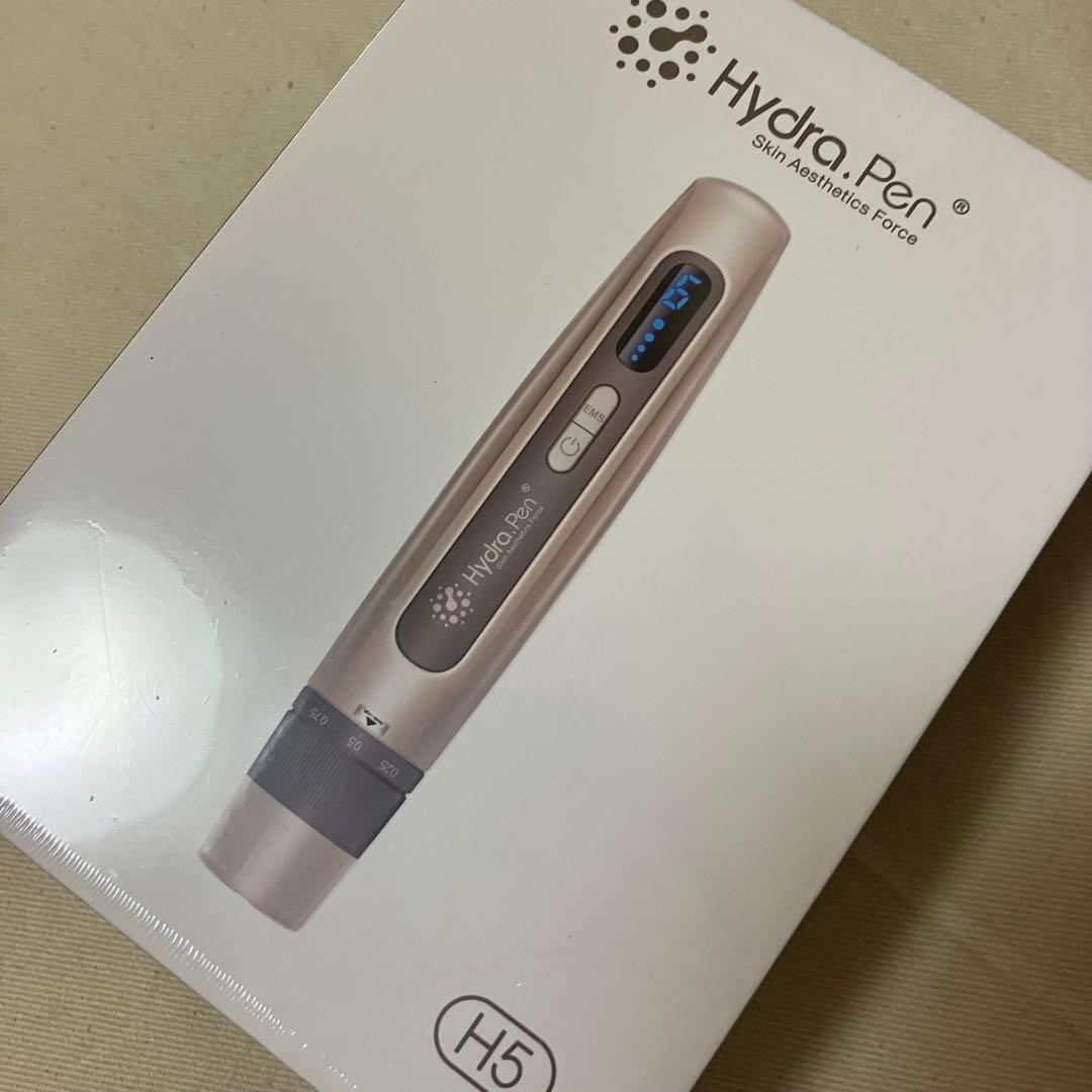【新品】最新EMS付きマイクロニードルペン【ハイドラペンH5】とチップ20個