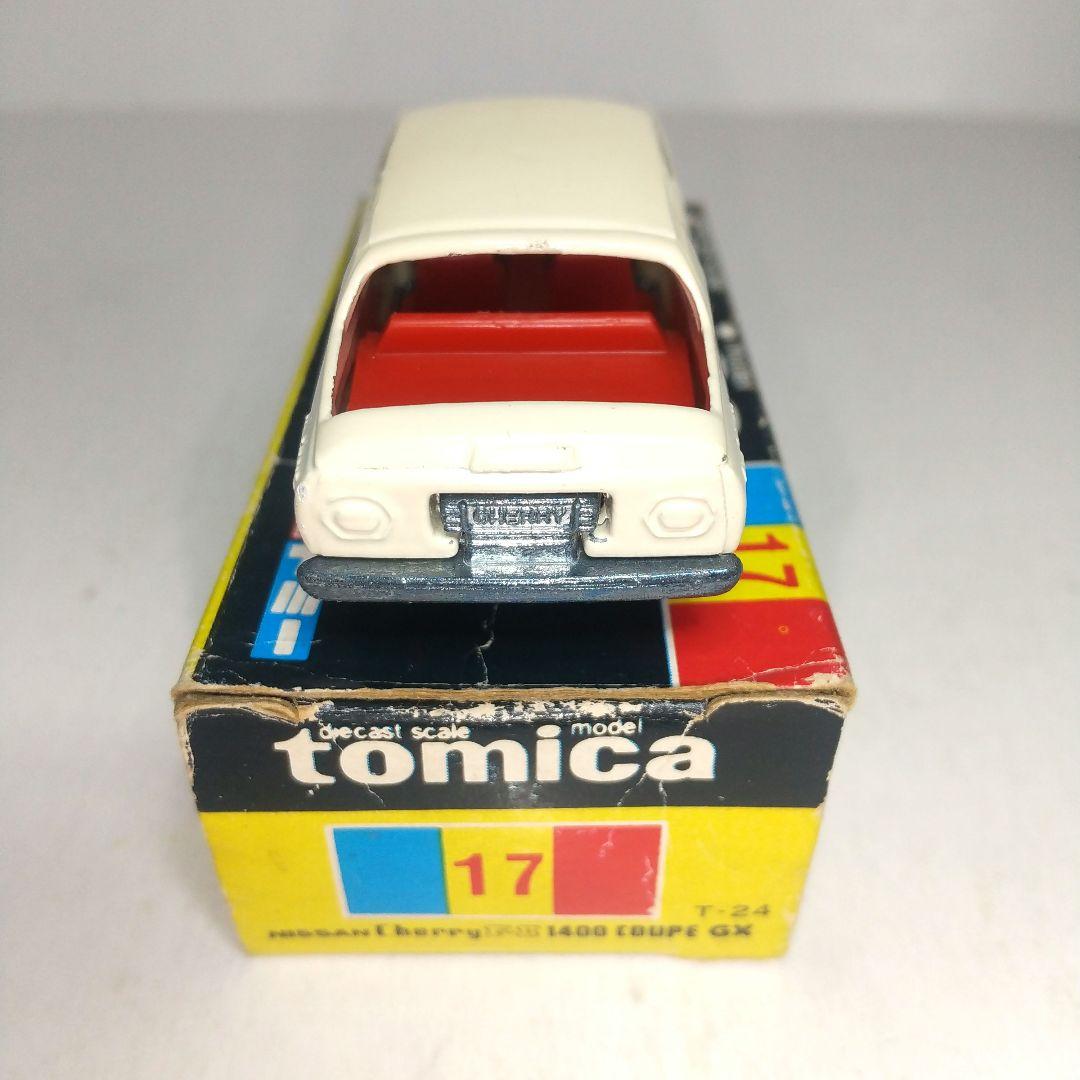 (3511)トミカ 黒箱 日本製 ニッサン チェリー 1400 クーペ エラー品