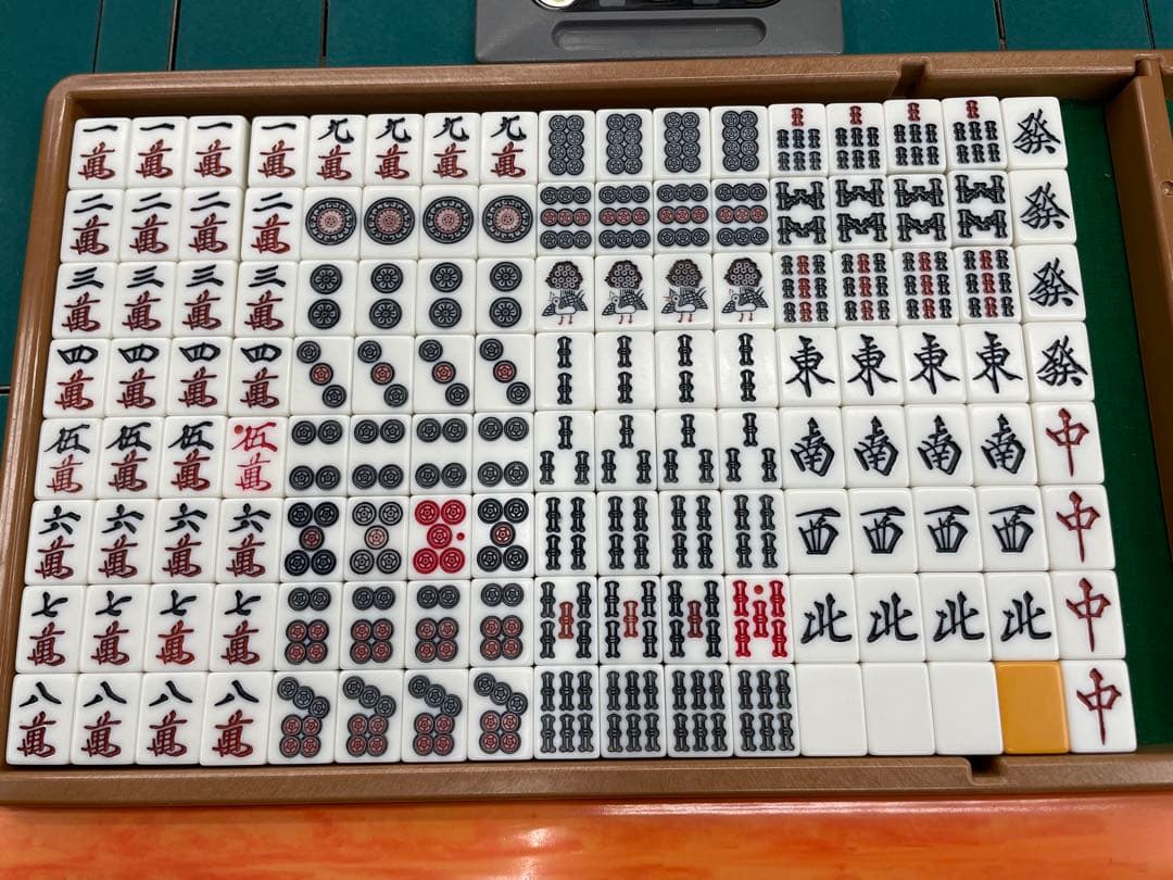 麻雀牌　アモス　黄青 アルティマ、レックス 全自動麻雀卓用麻雀牌