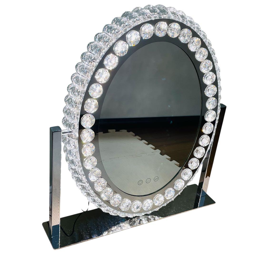 ⭐️希少❣️極美品✨ フランフラン ブリエ ハリウッドミラー ラウンド　女優ミラー