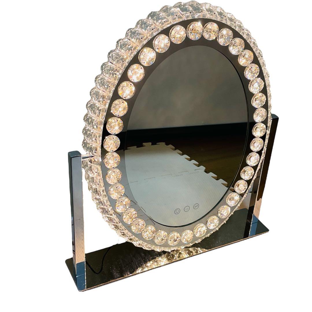 ⭐️希少❣️極美品✨ フランフラン ブリエ ハリウッドミラー ラウンド　女優ミラー