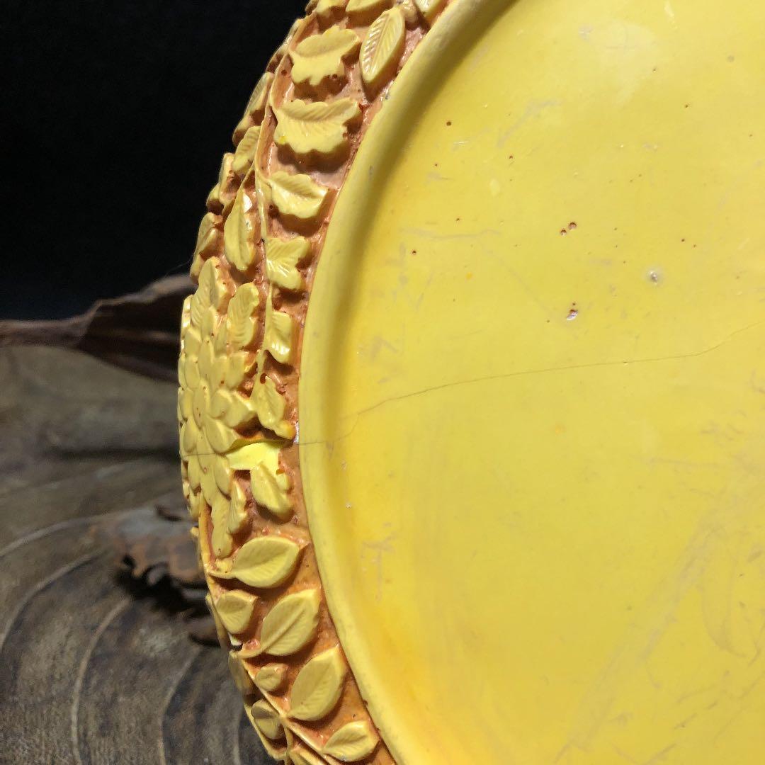 古美術収集家買出品　中国　古玩  飾り皿　龍　フェニックス