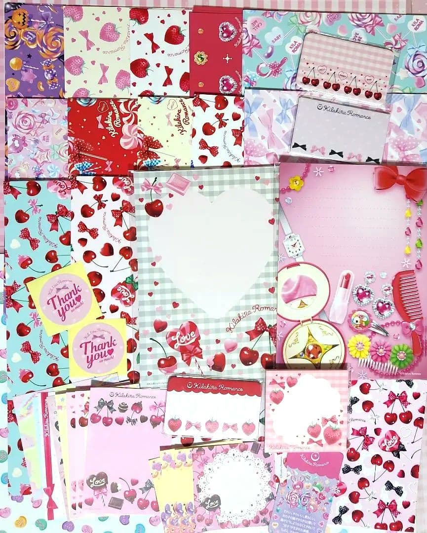 キラキラロマンス　まとめ売り　デザインペーパー　メモ　作家　国内