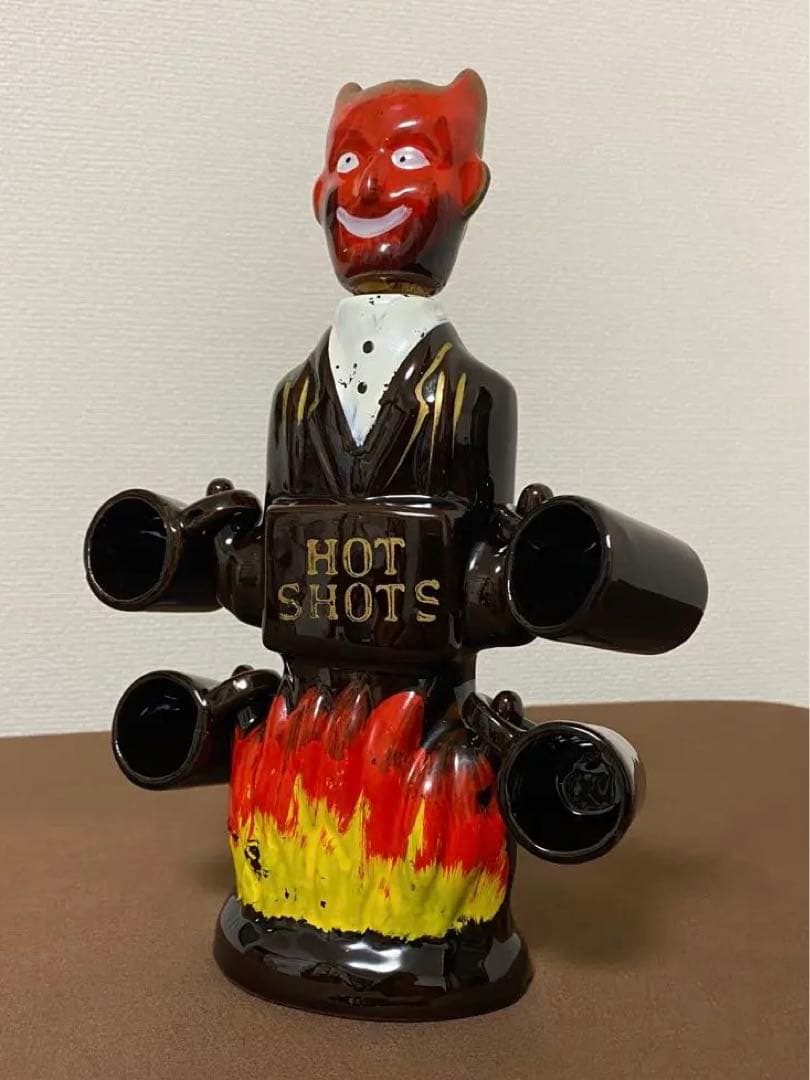 40s'50s'ビンテージ デビル デカンタ セット ボトル 古着 バイカー