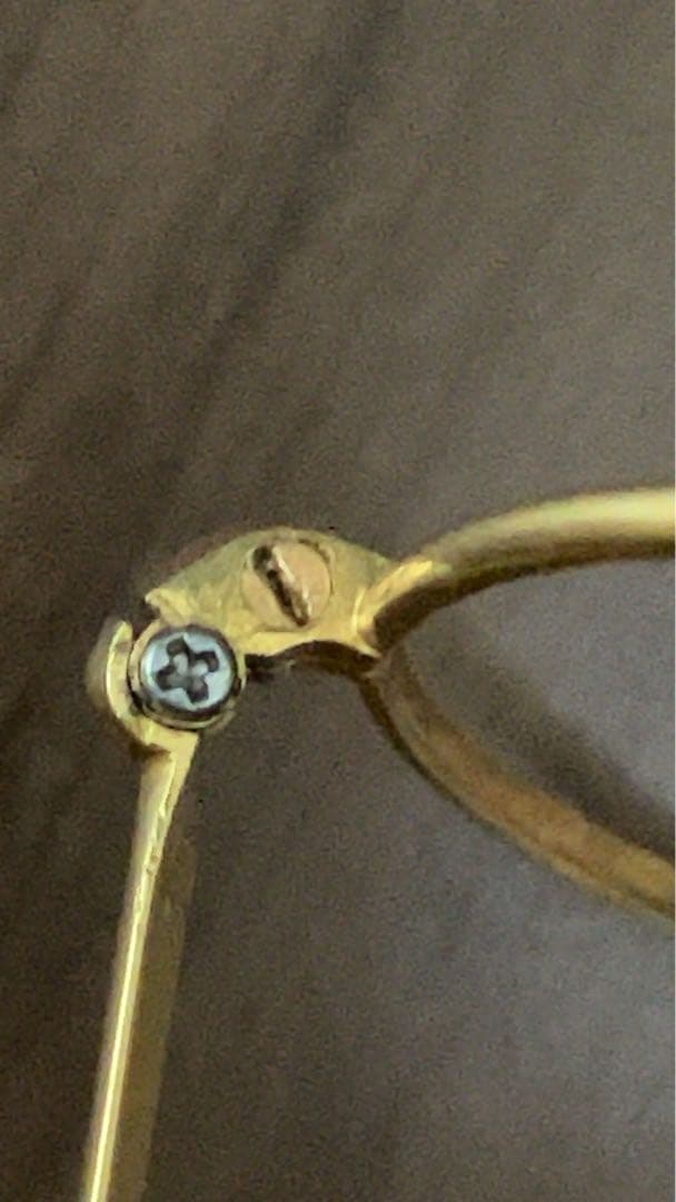 徳力　純金小判　徳力　k22 眼鏡フレーム　骨董　希少