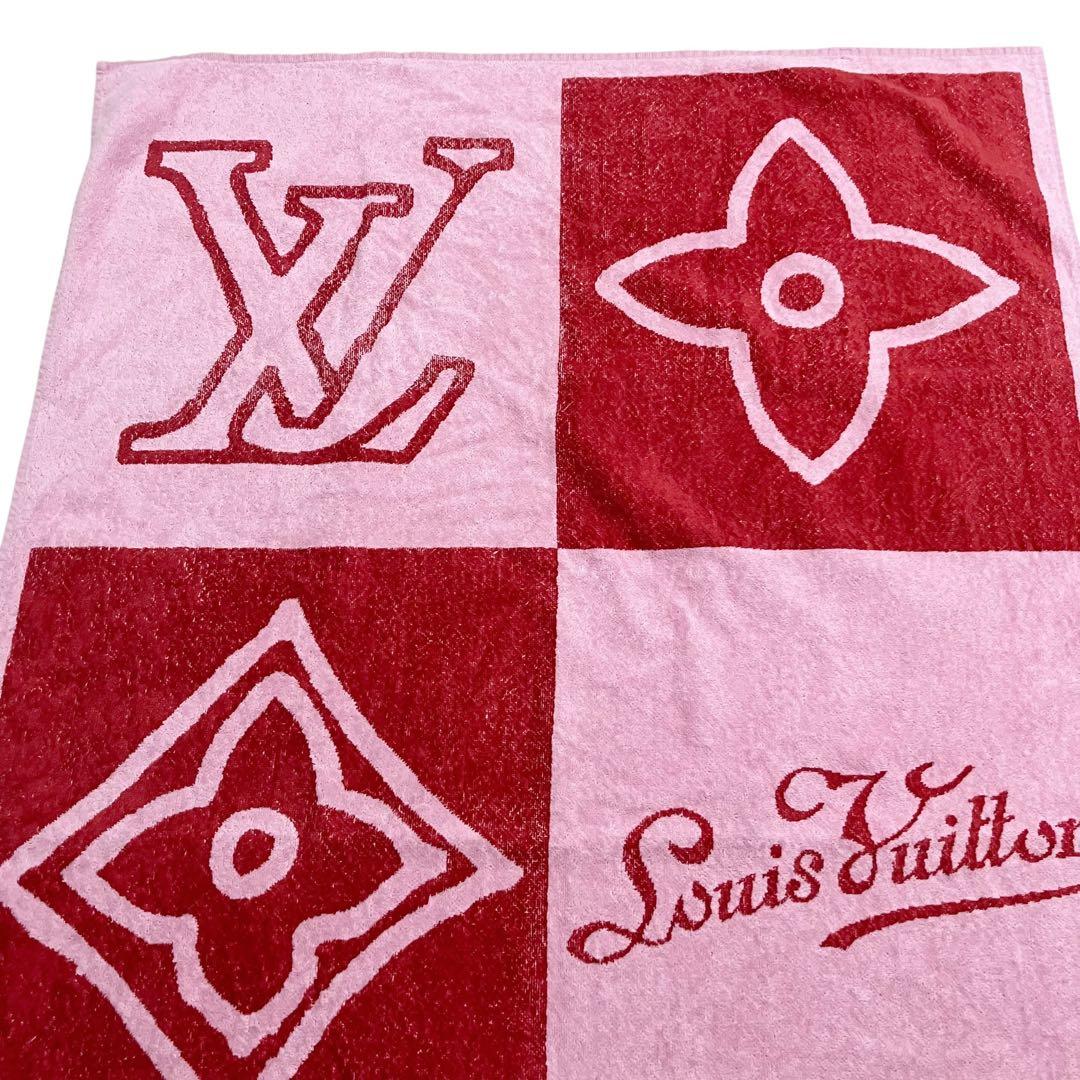 ⭐️良品⭐️ ルイヴィトン 大判 ビーチタオル バスタオル ブランケット