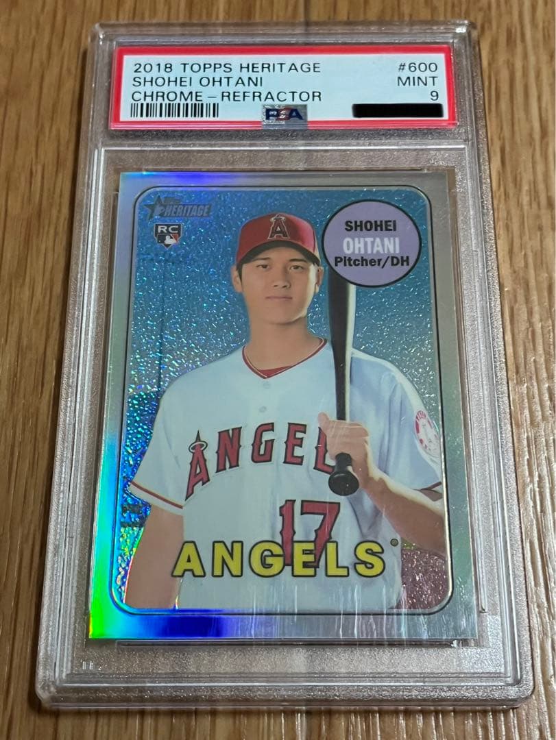 2018 Topps Ref Ohtani /569 RC PSA9 大谷