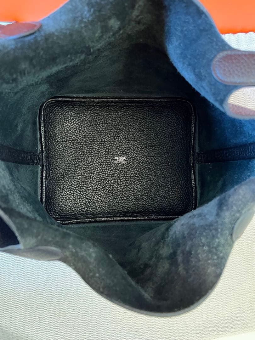 人気のブラック★エルメス ピコタンロックMM ノワール 黒 C刻印 おまけ付き