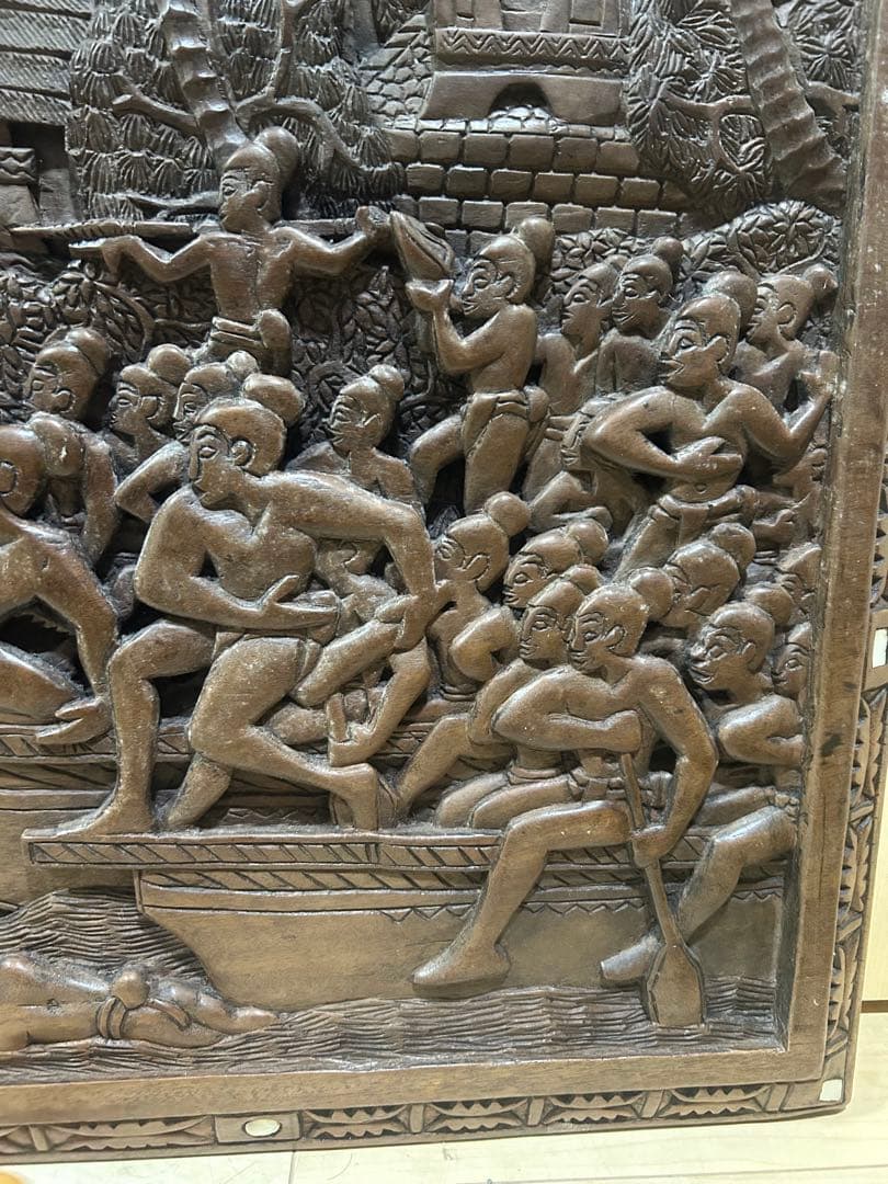 ストーリーボード　パラオ国立美術館購入　木彫り