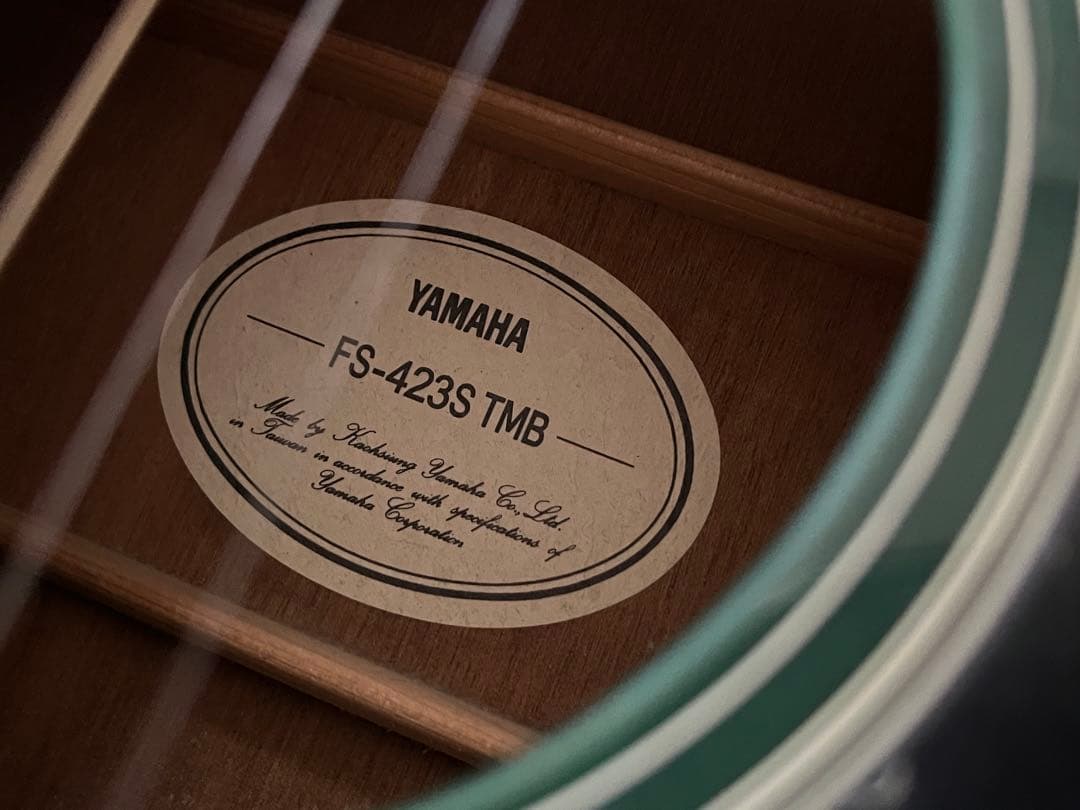 YAMAHA アコースティックギター　FS-423S TMB スタンド付
