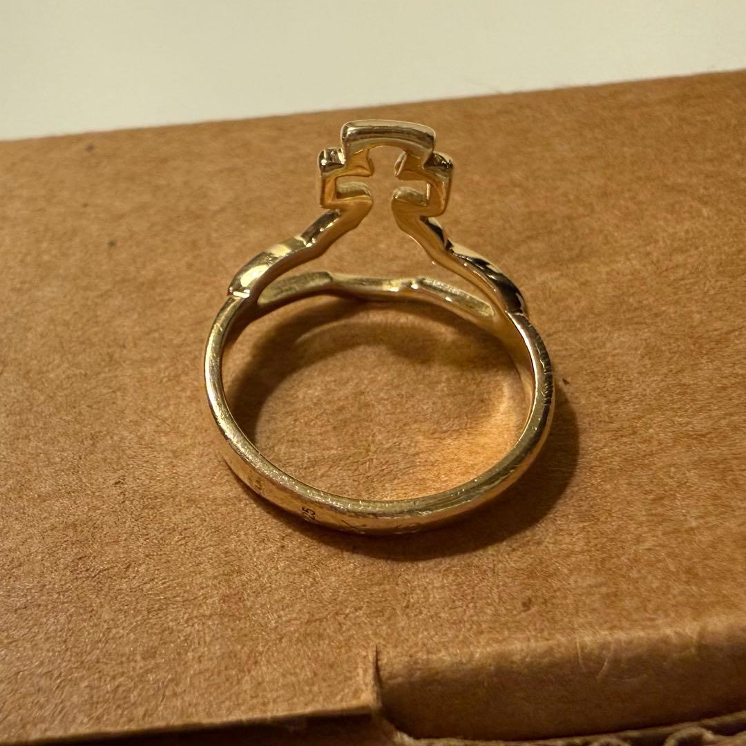 ヴィヴィアンウエストウッド　オーブ　シルエットリング　ゴールド　XSサイズ9号