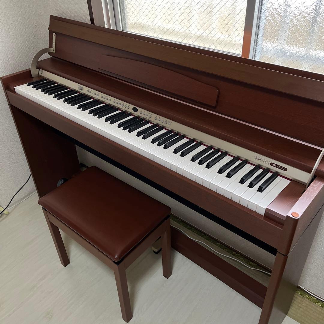 【送料込み販売可】Roland DP-970 昇降イス付き