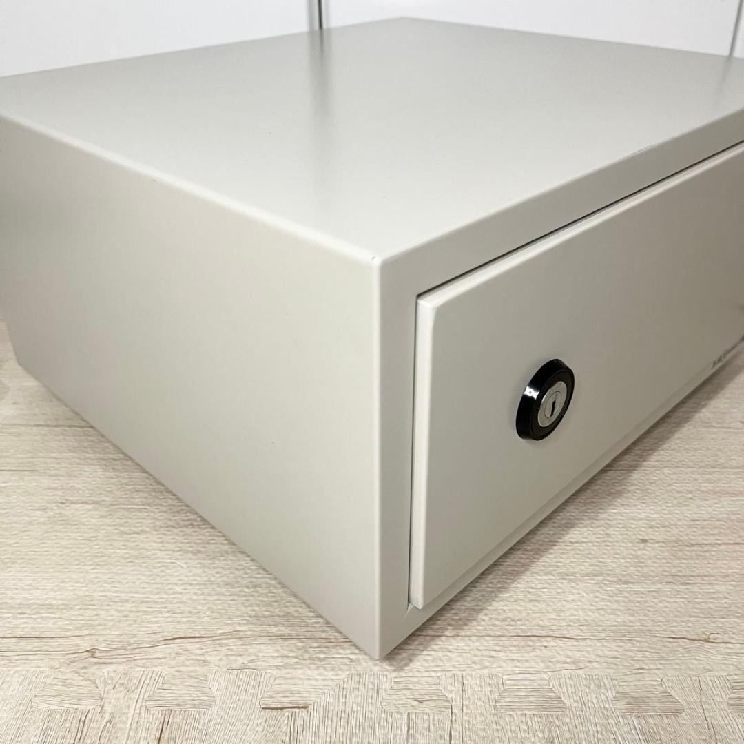 【美品】日本アイエスケイ 耐火金庫 CPX-A4 A4ファイル収納　アイボリー