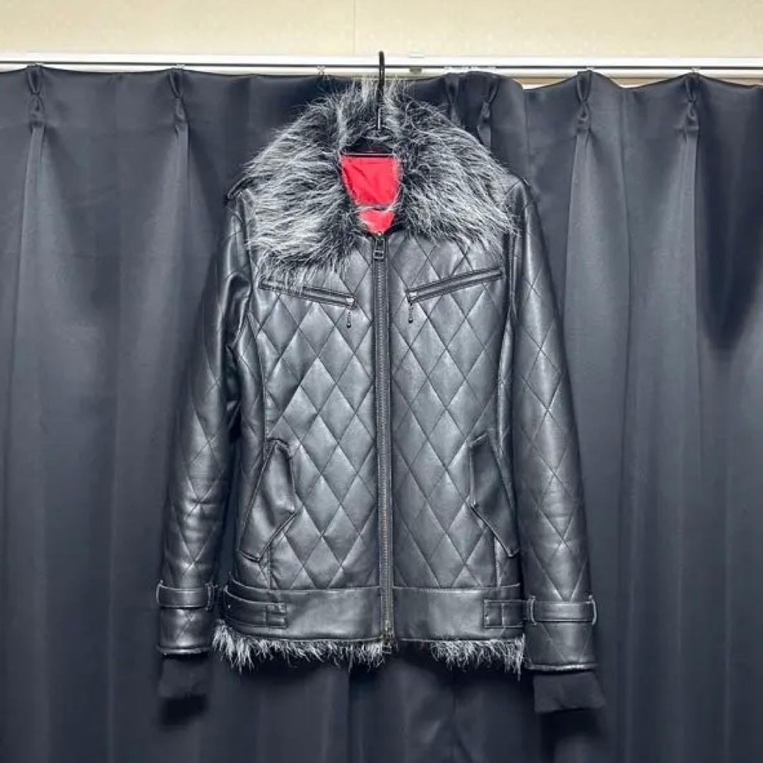 ファージャケット archive y2k opium 裏原 レザー ブラック