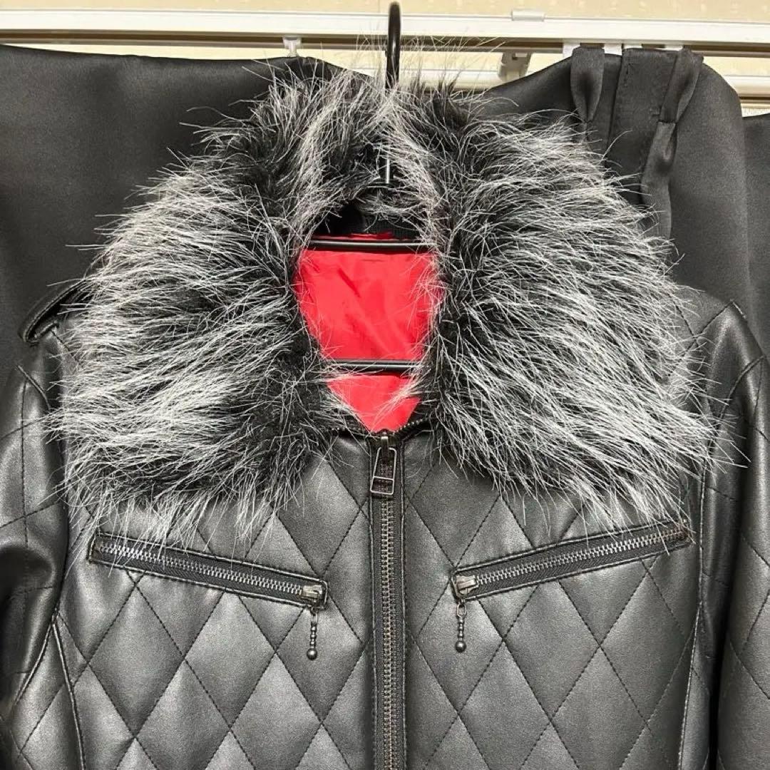 ファージャケット archive y2k opium 裏原 レザー ブラック