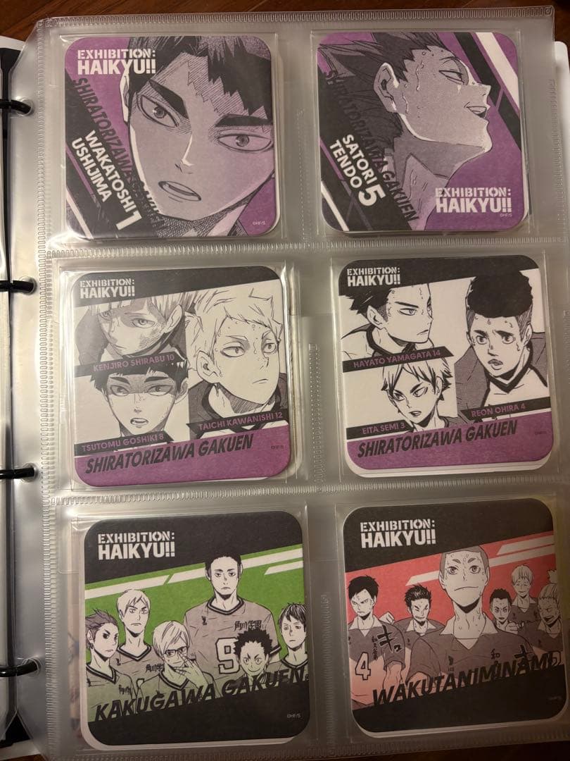 ハイキュー!! ハイキュー展 コースターBOX 第３弾　原画展 特典 48枚