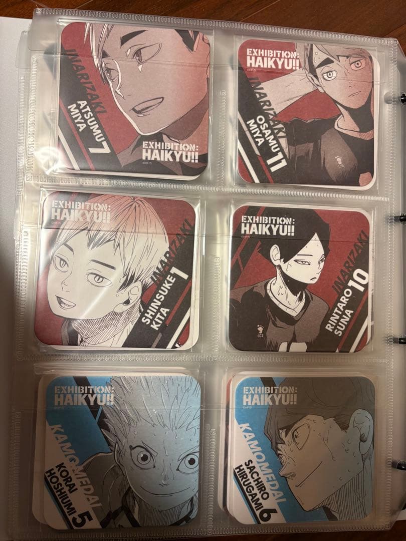 ハイキュー!! ハイキュー展 コースターBOX 第３弾　原画展 特典 48枚