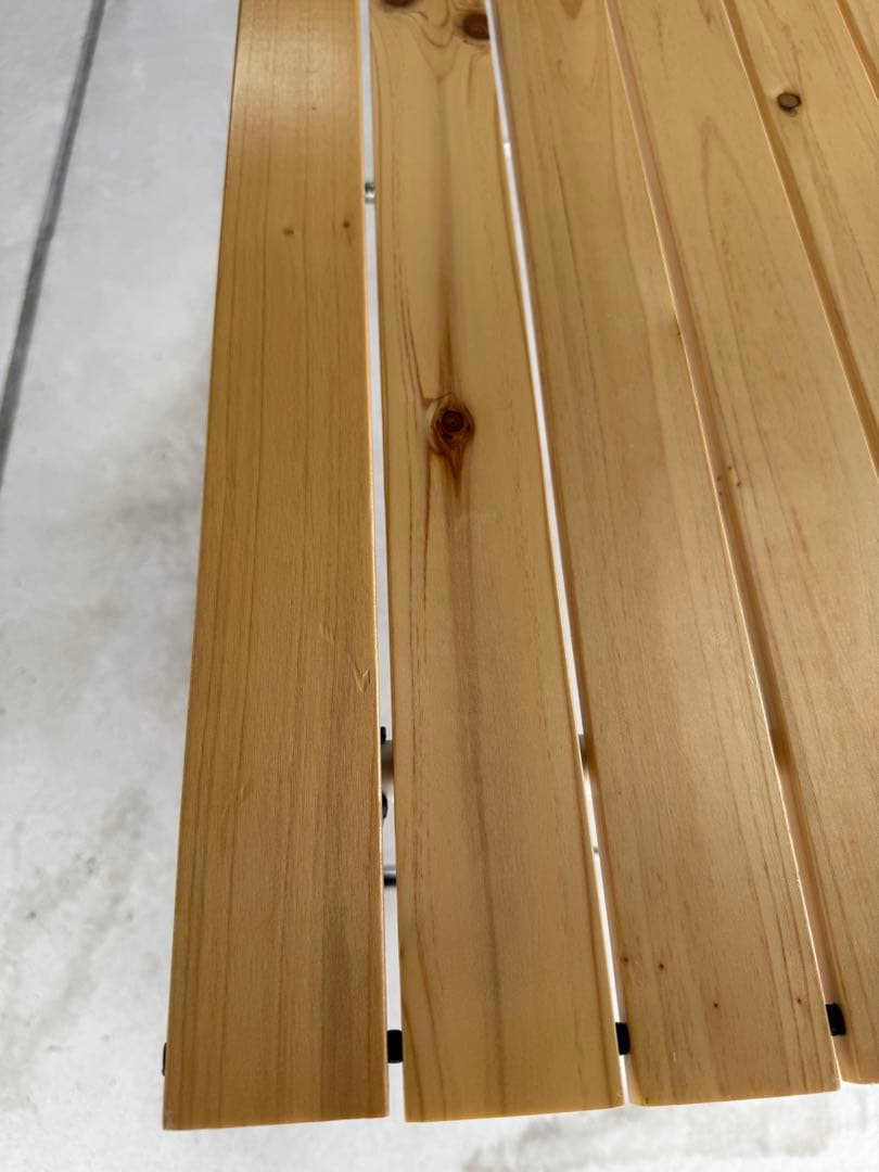 Coleman コールマン　ナチュラルウッドロールテーブル　110cm