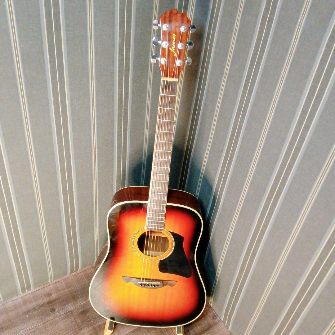 James アコースティックギター JD400 ジェームス アコギ サンバースト