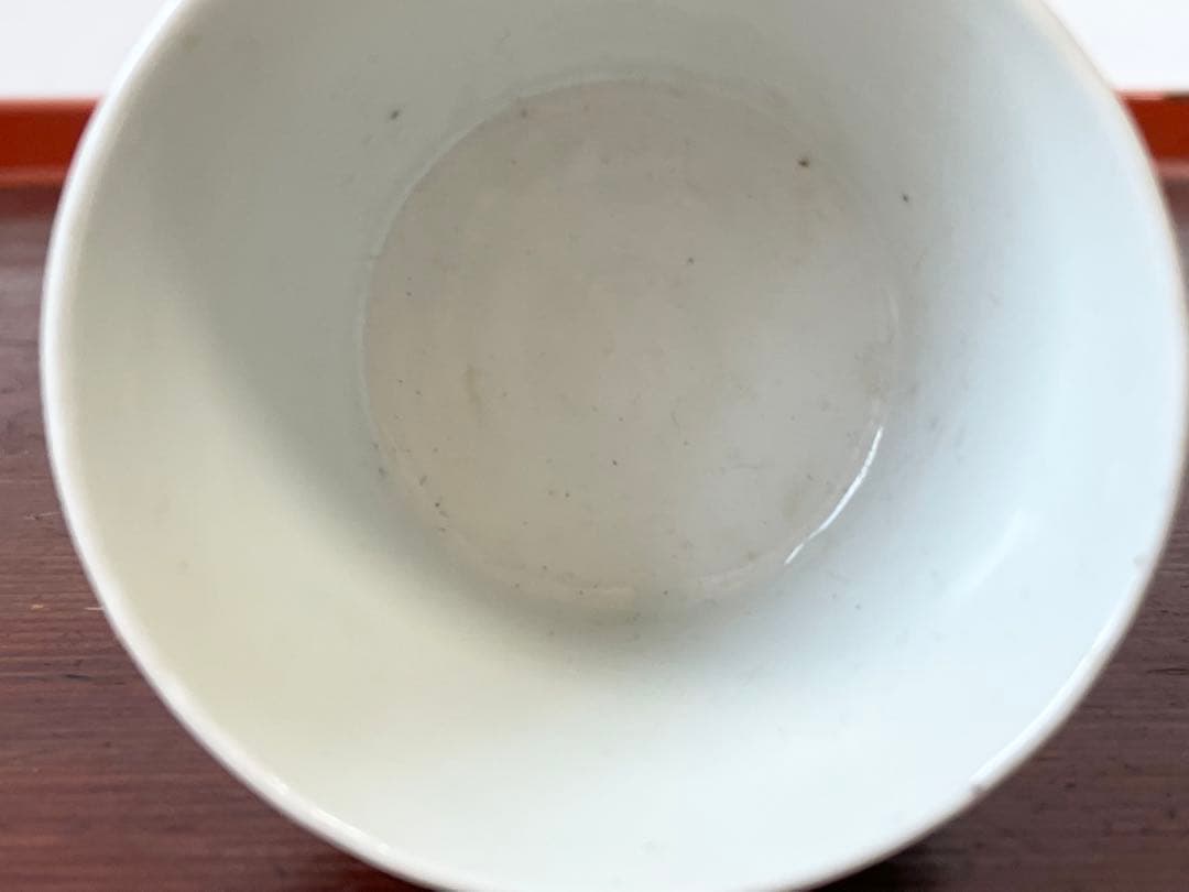 骨董　アンティーク　白磁　蕎麦猪口　小ぶり　古伊万里　カップ　酒器　直し