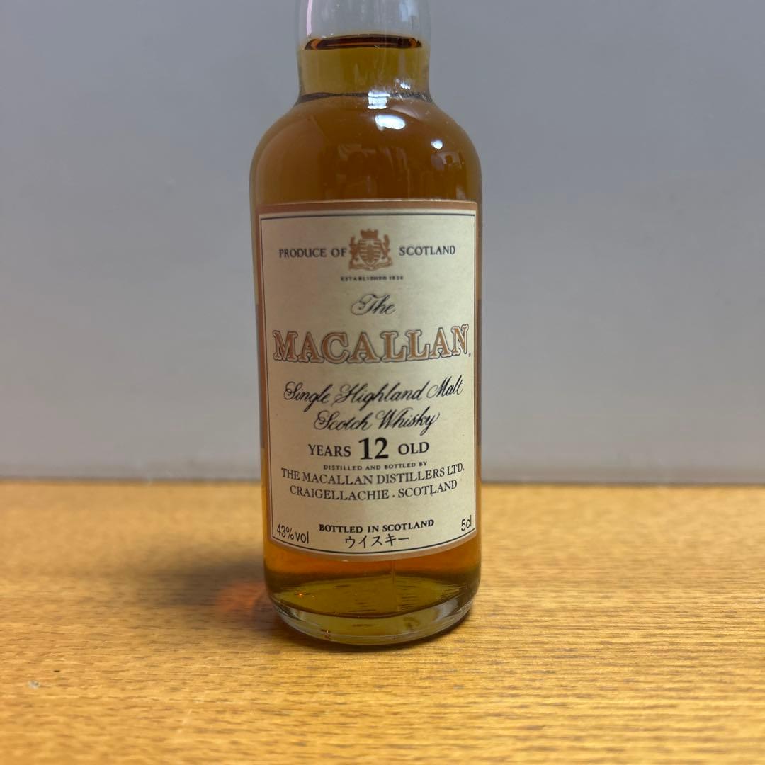 MACALLAN シングルモルトウイスキー 50ml 12年,18年
