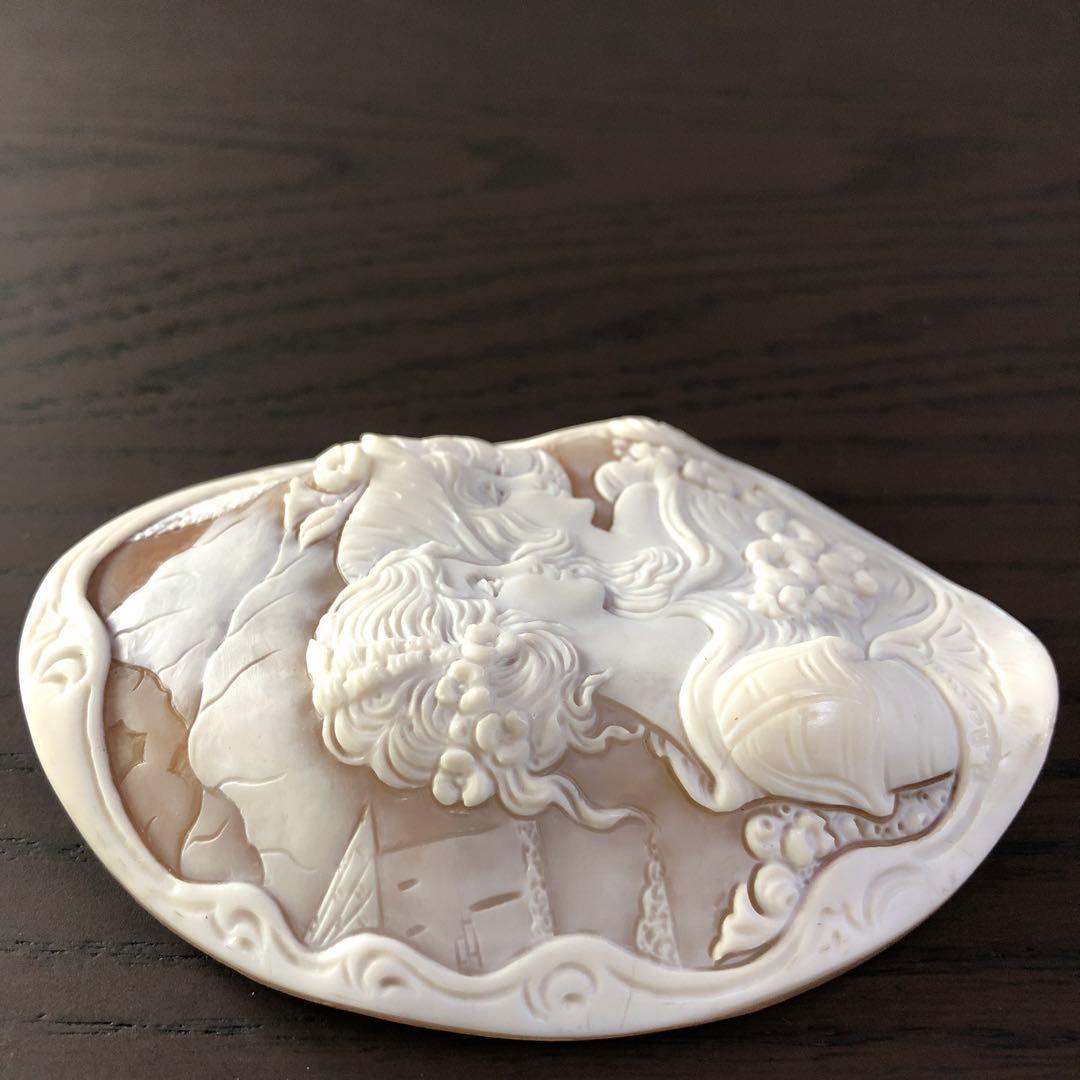 カメオルースブローチ　アンティーク