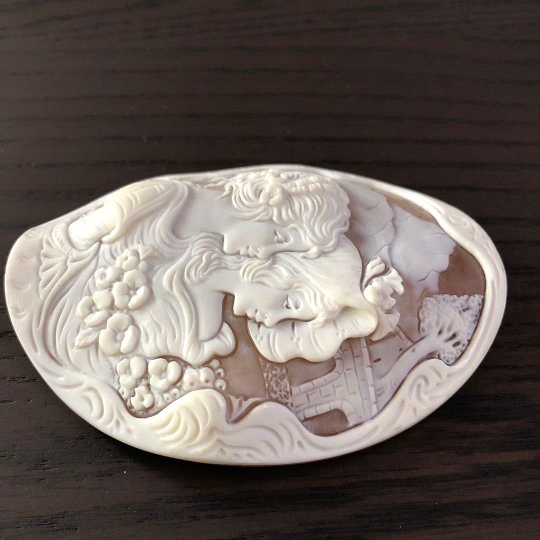 カメオルースブローチ　アンティーク